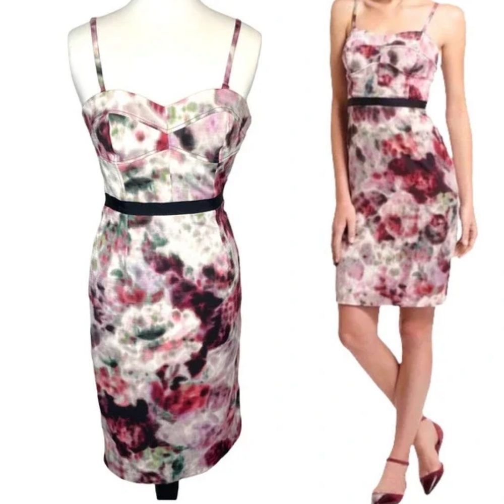 Anthropologie Hedgerow Strapless Dress Moulinette Soeurs Sz 4